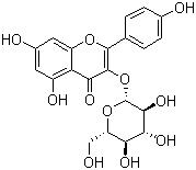 紫云英苷|CAS號:480-10-4的結(jié)構(gòu)式